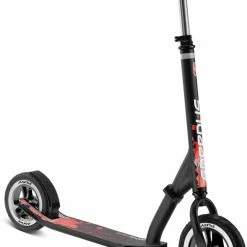 Puky SpeedUs TWO Schwarz / Rot Scooter, Klappbar, Luftbereift