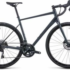 Cube Attain SL Grey N Black Aluminium Rennrad Herren
