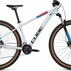 Cube Aim SLX White N Blue N Red Hardtail Mountainbike