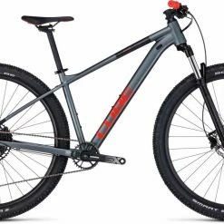 Cube Analog Flashgrey N Red Hardtail Mountainbike