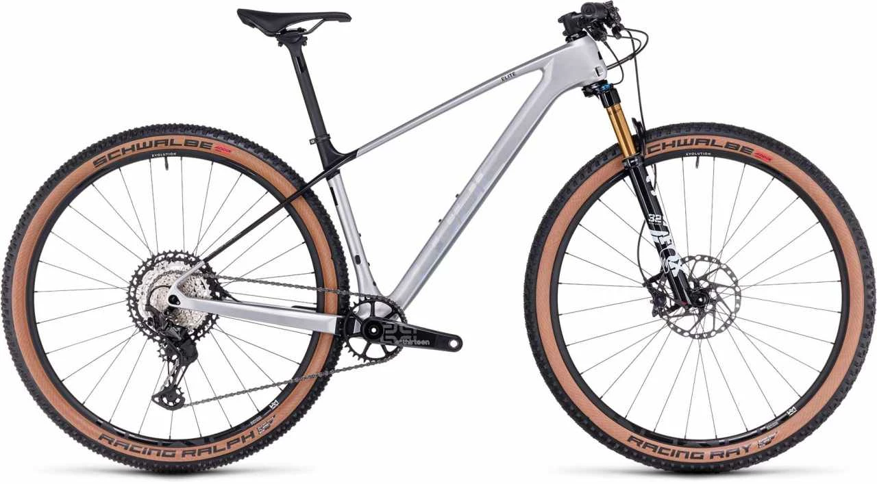 Cube Elite C:62 Pro Silver N Carbon Hardtail Mountainbike 3 Cube Elite C:62 Pro Silver N Carbon Hardtail Mountainbike