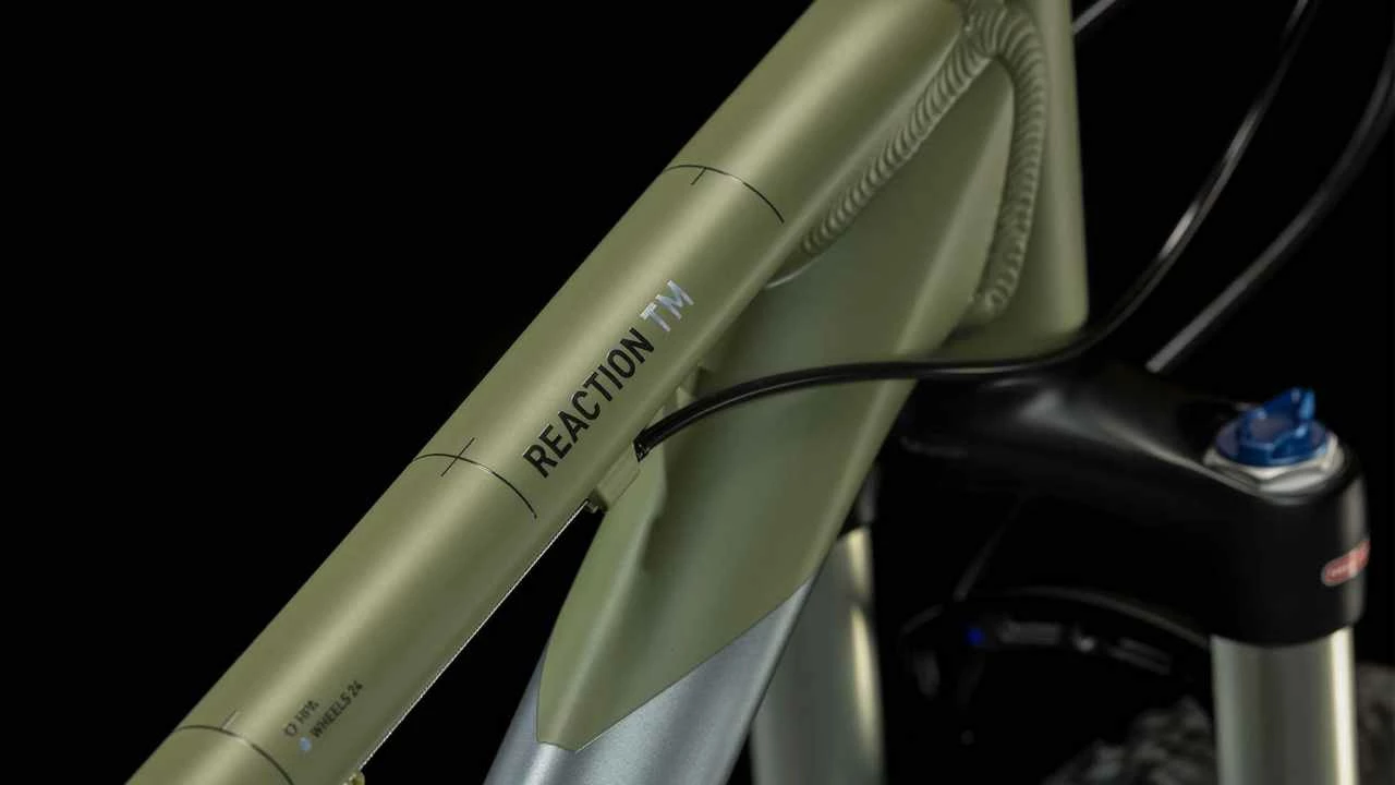 Cube Reaction 240 TM Grey N Olive Kinderrad 24 Zoll 4 Cube Reaction 240 TM Grey N Olive Kinderrad 24 Zoll – Bild 2