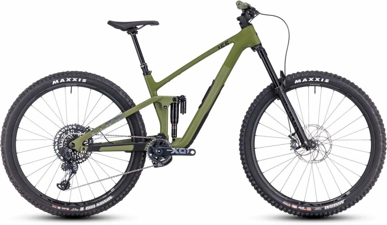 Cube Stereo ONE55 C:62 TM 29 Olive N Chrome Fully Mountainbike 3 Cube Stereo ONE55 C:62 TM 29 Olive N Chrome Fully Mountainbike