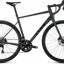 Cube Attain SLX Grey N Black Aluminium Rennrad Herren