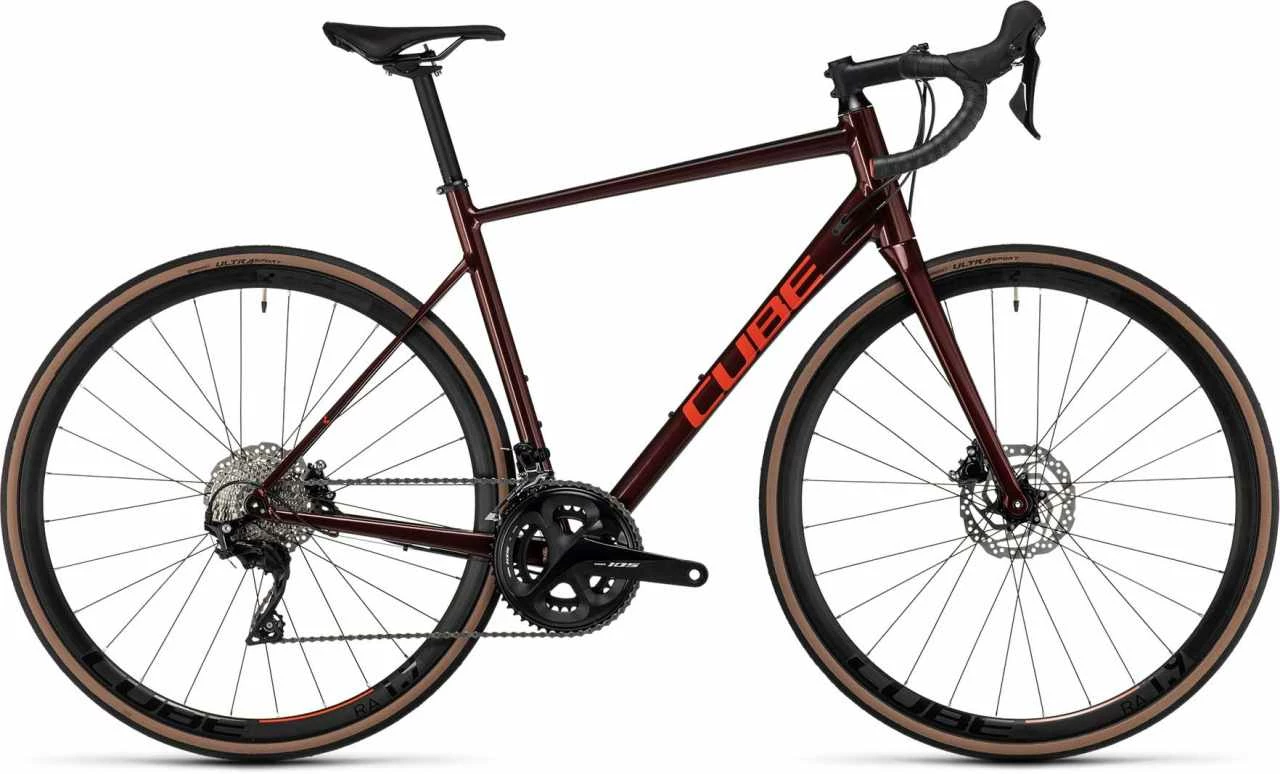 Cube Attain SLX Deepred N Red Aluminium Rennrad Herren 3 Cube Attain SLX Deepred N Red Aluminium Rennrad Herren