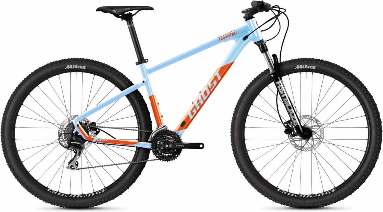 Ghost Kato Essential 29 AL Baby Blue Pearl / Dark Orange Glossy Hardtail Mountainbike 3 Ghost Kato Essential 29 AL Baby Blue Pearl / Dark Orange Glossy Hardtail Mountainbike