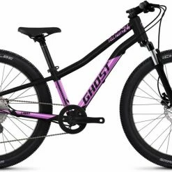 Ghost Lanao 24 Full Party Black / Fogbow Purple Glossy Kinderrad 24 Zoll